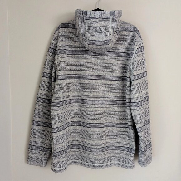 BURTON Hoodie Men's L Gray Pullover Kangaroo Pocket Snowboard - Picture 2 of 8